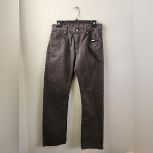 Levi's Men's 514 Jeans Straight Leg Soft Twill Graphite Gray 30 x 30